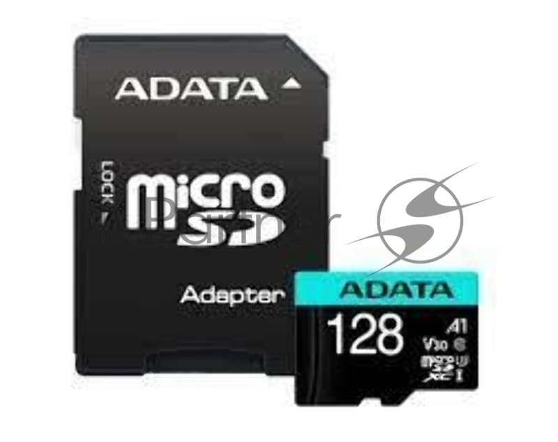 Флеш карта MICRO SDXC 128Gb W/AD. AUSDX128GUI3V30SA2-RA1 ADATA