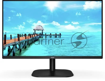 Монитор 27" AOC 27B2DM, VA 1920x1080, 75 Гц, 4 мс, 16:9, 250 кд/м², 1xHDMI, 1xDVI-D, 1xVGA, 1x3.5 мм, черный