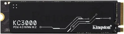 Накопитель SSD Kingston 512Gb M.2 KC3000 SKC3000S/512G (PCI-E 4.0 x4, up to 7000/3900Mbs, 3D TLC, NVMe, 400TbW, Phison E18, 22х80мм, LP heatsink)