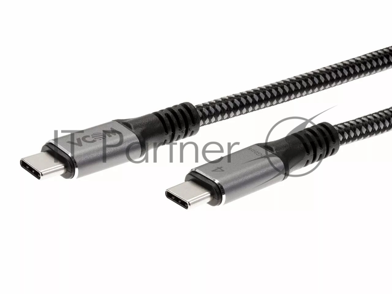 Кабель Thunderbolt4/USB4 Type-C, 5K@60Hz, 40Gbps, PD 100W, 5A, VCOM, 1.2м CU540M-1.2M