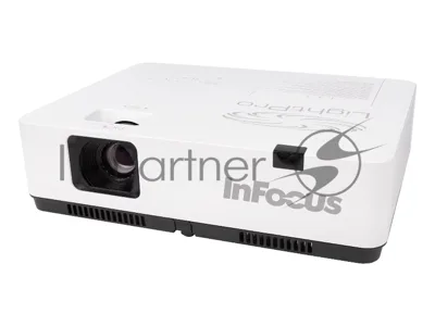 Проектор INFOCUS IN1034 3LCD, 4800 lm, XGA (1024x768), 50000:1, 1.481.78:1,3.5мм in,Composite video,Component,VGA IN х2, HDMI IN, Audio in(RCAх2), USB-A, USB B х2, VGA out, Audio 3.5мм out, лампа 20000ч.(ECO mode), RJ45,RS232, 1x16W, 31дБ, 3,3 кг