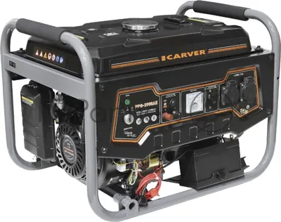 Электрогенератор бензиновый Carver PPG-3900АE, 3.2 кВт, 65дБ, 46 кг