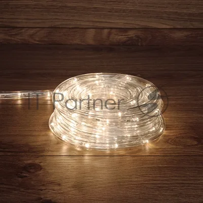 Дюралайт Neon-night LED фиксинг (2W), 24 LED/м, теплый белый, 20 м