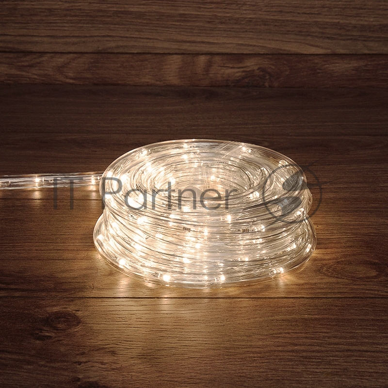 Дюралайт Neon-night LED фиксинг (2W), 24 LED/м, теплый белый, 10 м