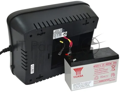 Источник бесперебойного питания Powercom Back-UPS SPIDER, Line-Interactive, LCD, AVR, 900VA/540W, Schuko, USB, black (1456263)