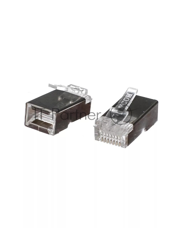 Коннекторы RJ45 для FTP кабеля 5 кат. экранированные, 20 шт