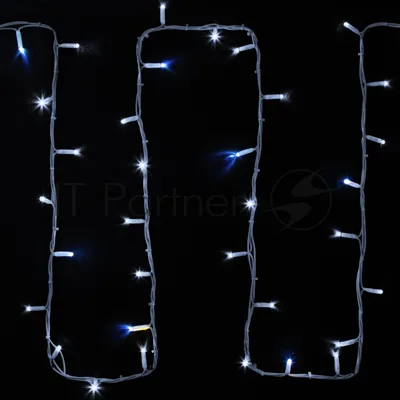 Гирлянда Neon-night "Дюраплей LED" 20 м, 200 LED, белый каучук, мерцающий Flashing (каждый 5-й диод) свечение белое