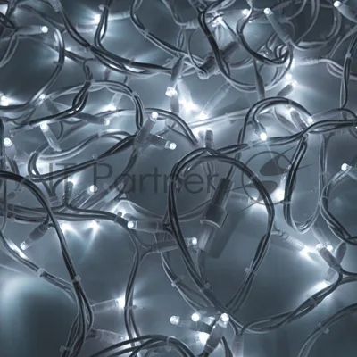 Гирлянда Neon-night "Дюраплей LED" 20 м, 200 LED, белый каучук, свечение белое