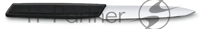 Нож кухонный Victorinox Swiss Modern (6.9003.10) стальной разделочный лезв.100мм прямая заточка черный
