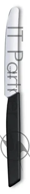 Нож кухонный Victorinox Swiss Modern (6.9003.11) стальной столовый лезв. 110 мм прямая заточка черный