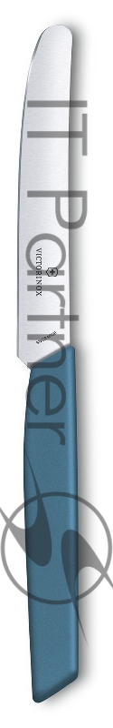 Нож кухонный Victorinox Swiss Modern (6.9006.112) стальной столовый лезв.110мм прямая заточка синий