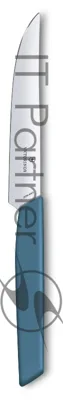 Нож кухонный Victorinox Swiss Modern (6.9006.122) стальной для стейка лезв.120мм прямая заточка синий