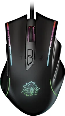 Мышь проводная Qumo Medusa M81 черный, 3200 dpi, USB, кнопки - 7