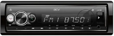 Автомагнитола ACV AVS-946BW, 1 DIN, Bluetooth, USB Type-A, AUX