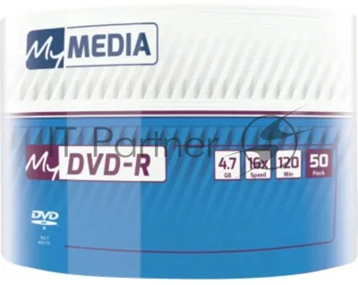 Диск DVD-R MyMedia 4.7Gb 16x Pack wrap (50шт) (69200)
