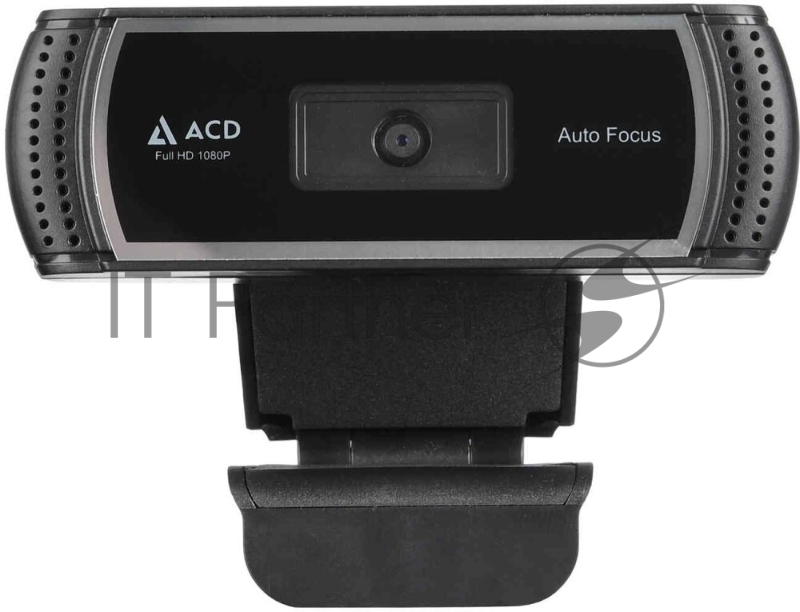 Веб-камера ACD Vision UC700 1920x1080, 30 кадр/с, USB Type-A, микрофон (шумоподавление), автоматическая фокусировка, автоосвещение, шторка приватности, универсальное крепление