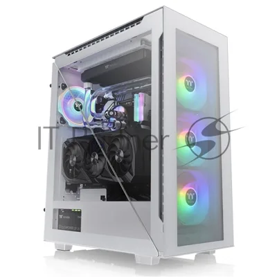 Компьютерный корпус Thermaltake Divider 500 TG Snow ARGb CA-1T4-00M6WN-01 White/Win/SPCC/Tempered Glass*4/120мм ARGb Fan*3/120мм Standard Fan*1 (527897)
