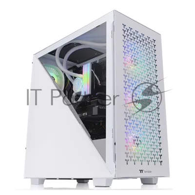 Компьютерный корпус Thermaltake Divider 300 TG Air Snow CA-1S2-00M6WN-02 Snow/Win/SPCC/Tempered Glass*1/Mesh Front Panel/120мм Standard Fan*2 (528610)