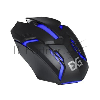 Мышь проводная ExeGate Gaming Standard Laser GML-17 черный, 1200 dpi, USB, кнопки - 3