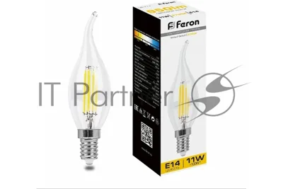 Лампа светодиодная Feron LB-714 11W 230V E14 2700K прозрачная