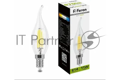 Лампа светодиодная Feron LB-714 11W 230V E14 4000K прозрачная