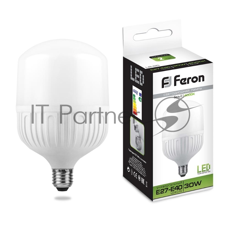 Лампа светодиодная Feron LB-65 30W 230V E27-E40 4000K