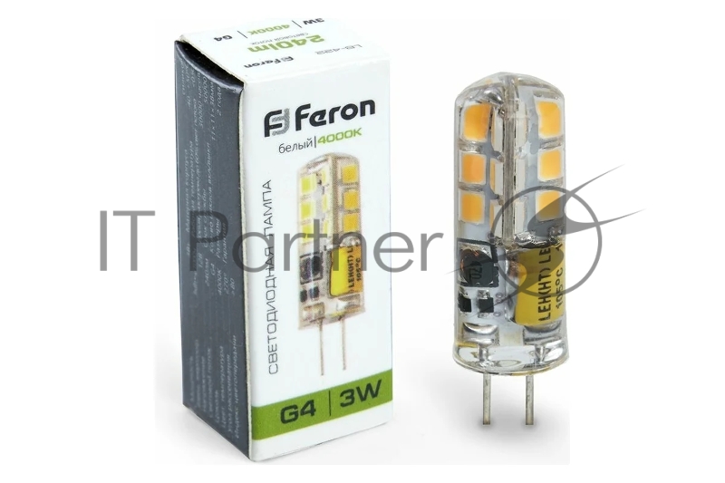 Лампа светодиодная Feron LB-422 3W 12V G4 4000K