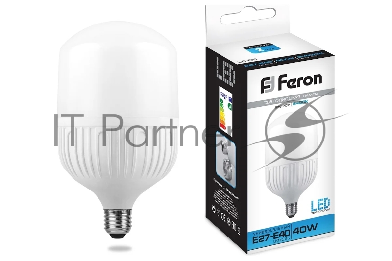 Лампа светодиодная Feron LB-65 40W 230V E27 6400K