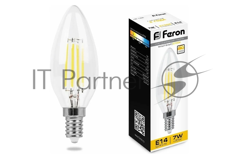 Лампа светодиодная Feron LB-166 7W 230V E14 2700K