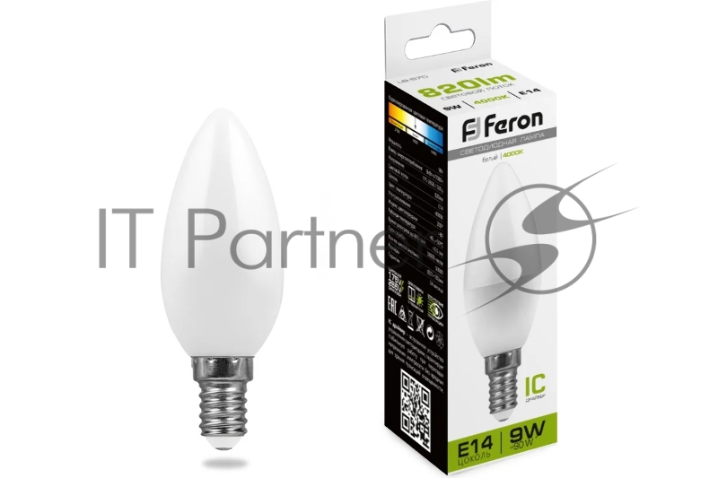 Лампа светодиодная Feron LB-570 9W 230V E14 4000K