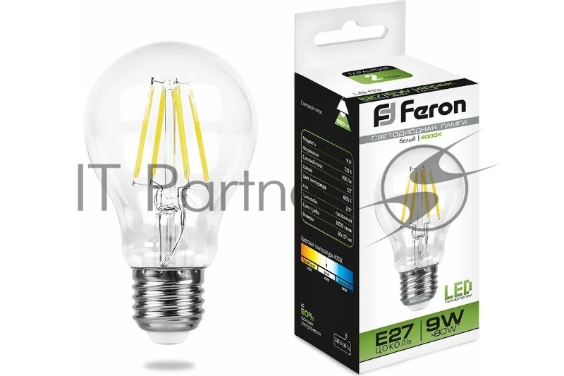 Лампа светодиодная Feron LB-63 9W 230V E27 4000K