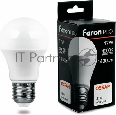 Лампа светодиодная Feron PRO LB-1017 шар E27 17W 4000K
