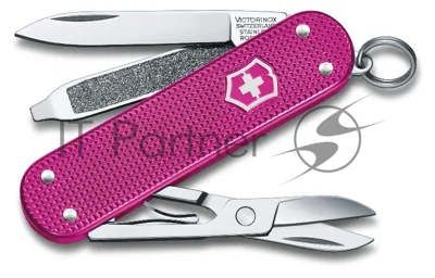 Нож перочинный Victorinox Classic Flamingo Party (0.6221.251G) 58мм 7 функций карт.коробка