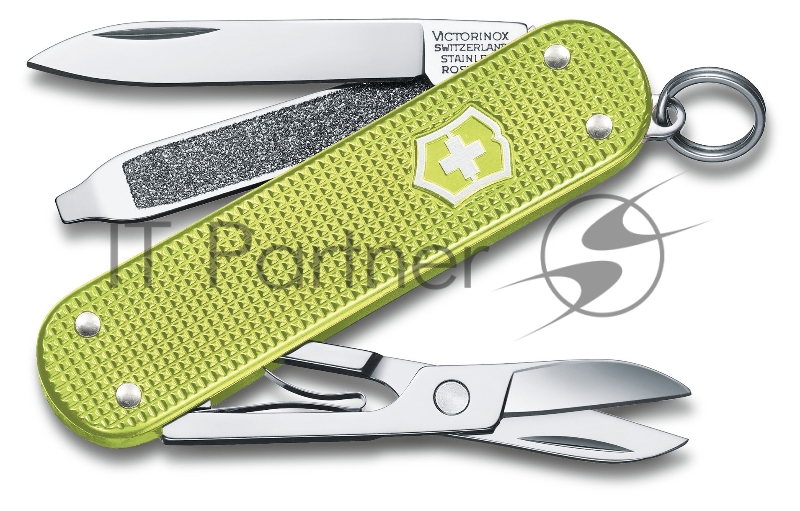 Нож перочинный Victorinox Classic Lime Twist (0.6221.241G) 58мм 7 функций карт.коробка
