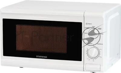 Микроволновая печь Starwind SWM5920 белый, 20 л, 700 Вт, переключатели - поворотный механизм