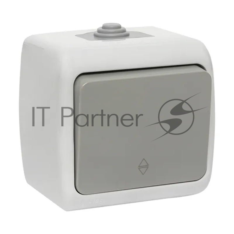 Выключатель проходной EKF Мурманск EFV10-025-30-54 PROxima 1-клавишный 10А IP54 серый