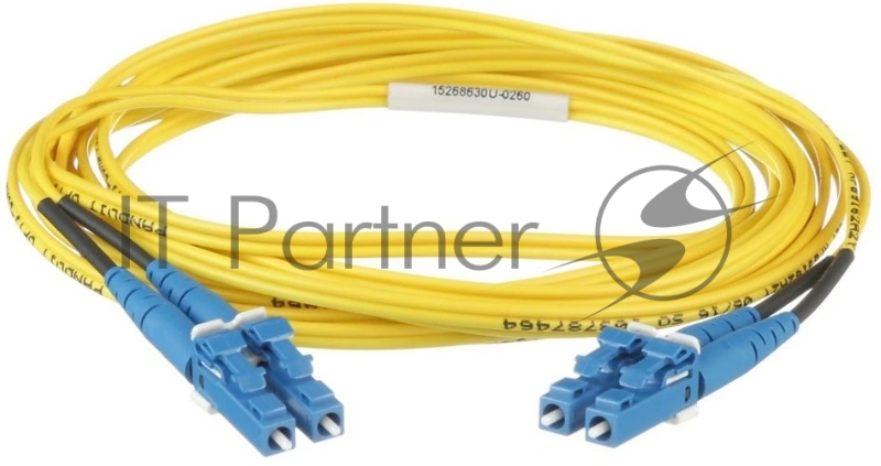 Патч-корд Panduit F92ELLNLNSNM007 2x9/125 OS1/OS2 LC дуплекс-LC дуплекс 7м LSZH желтый