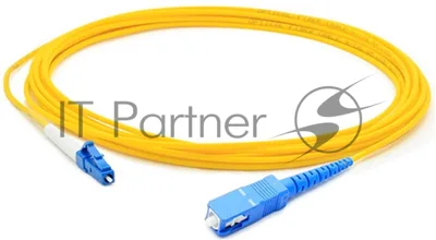 Патч-корд оптический LANMASTER, LSZH, симплексный, LC/UPC-SC/UPC, SM OS2, 3.0 м