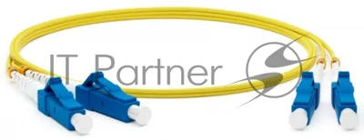 Патч-корд оптический TWT, PVC, дуплексный, LC/UPC-LC/UPC, SM OS2, 1.5 м