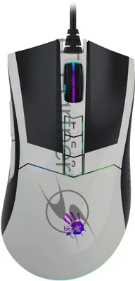 Мышь проводная A4Tech Bloody W90 Max белый/черный, 10000 dpi, USB, кнопки - 10