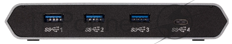 Переключатель ATEN 2-Port USB-C Gen 2 Sharing Switch with Power Pass-through