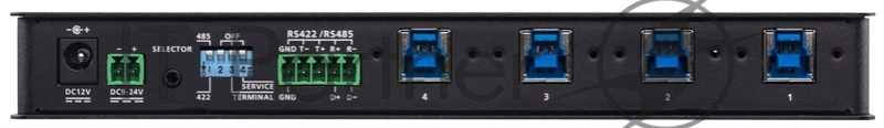Переключатель ATEN 4 x 4 USB 3.2 Gen 1 Industrial Hub Switch