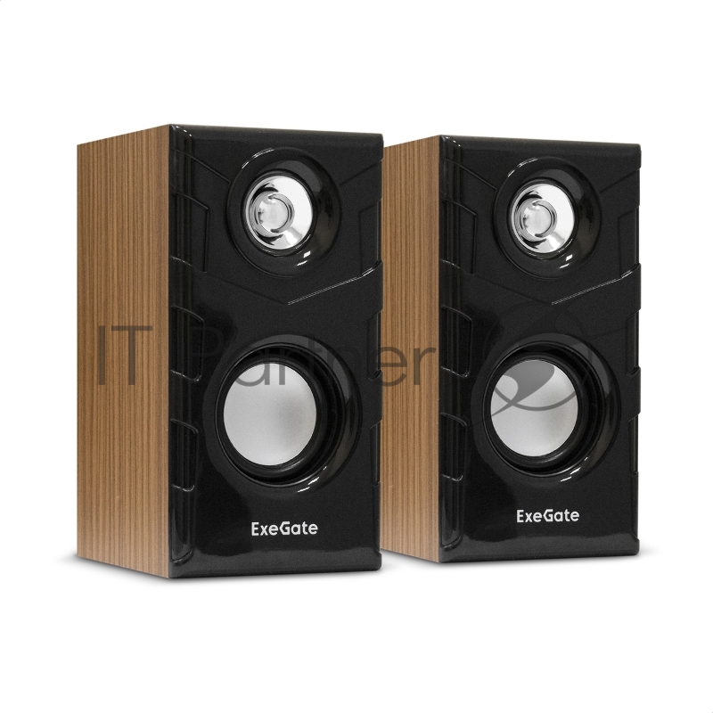 Акустическая система 2.0 ExeGate EX289694RUS Tango 316 (питание USB, 2х3Вт (6 Вт RMS), 80-20000Гц, дерево)