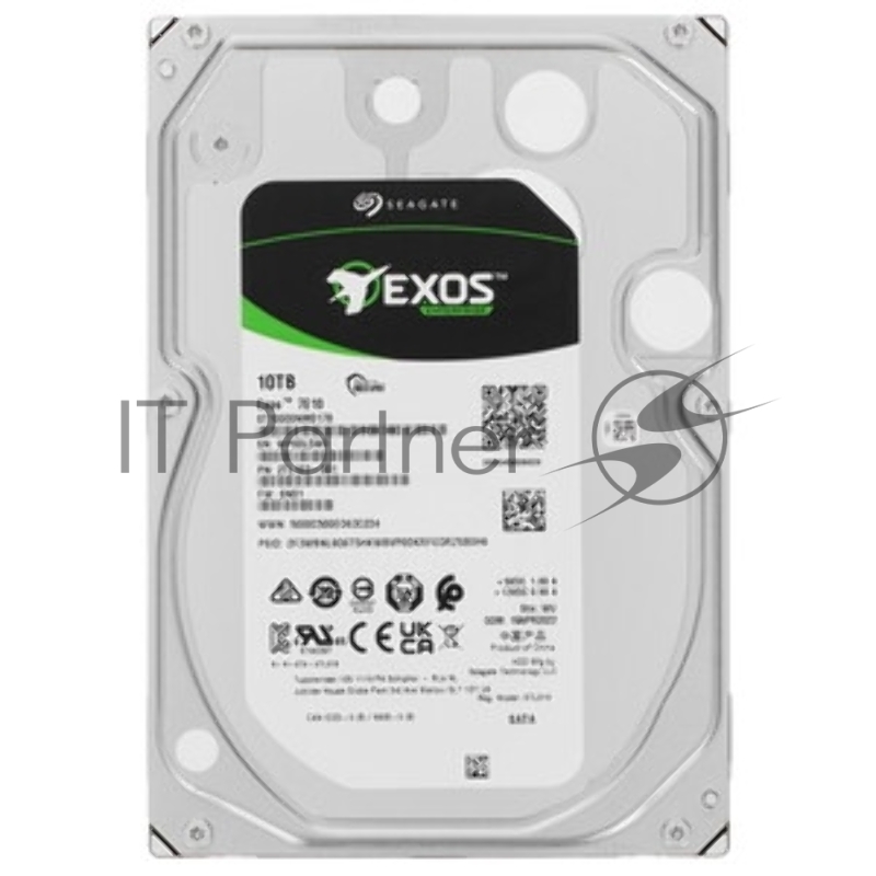 Жесткий диск HDD Seagate Exos 10Tb 7200rpm SATA 256Mb 3.5"