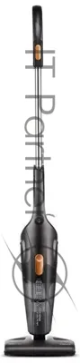 Пылесос вертикальный Deerma DX115C черный, питание от сети, 600 Вт, уборка сухая, пылесборник 1.2 л