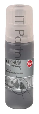 Чернила Cactus CS-GI43GY серый60мл для Canon Pixma G640/540