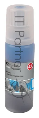 Чернила Cactus CS-GI43C голубой60мл для Canon Pixma G640/540