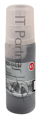 Чернила Cactus CS-GI43BK черный60мл для Canon Pixma G640/540