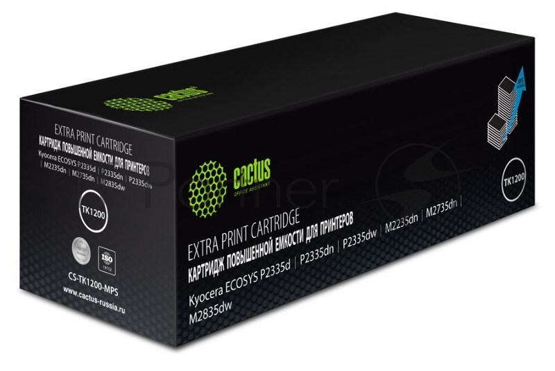Картридж лазерный Cactus CS-TK1200-MPS черный (11000 стр.) для Kyocera Ecosys P2335d/P2335dn/P2335dw