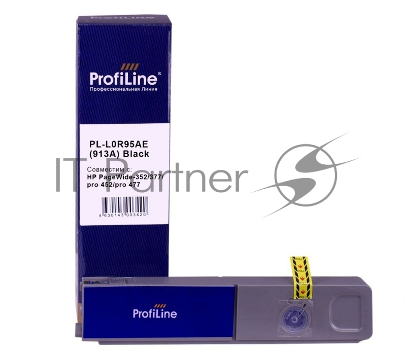 Картридж струйный ProfiLine PL-L0R95AE(913A) для принтеров HP PageWide-352/377/pro 452/pro 477 с чернилами Black 85 мл